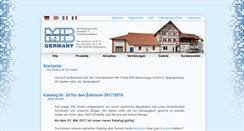 Desktop Screenshot of mib-messzeuge.de