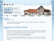 Tablet Screenshot of mib-messzeuge.de